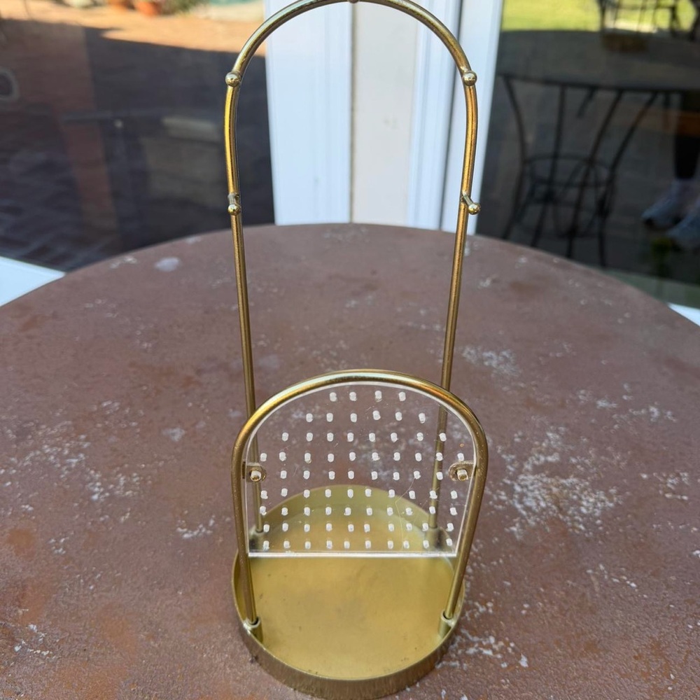 Urban outfitters bohemian gold jewelry storage holder decoration /